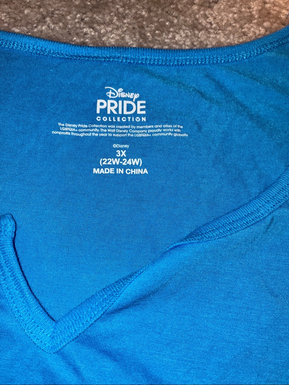 Disney Stitch 'LOVE' Tank & Rainbow Heart Shorts Pajama Set.Pride Collection. 3X - Picture 6 of 7